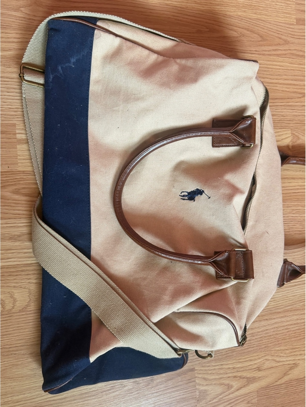 Polo Ralph Lauren Canvas and Leather Bag